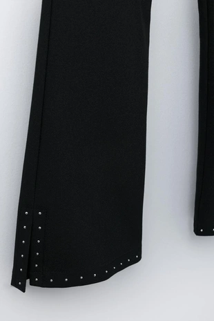 Брюки FLARE с заклепками- Заказать в России