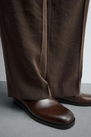 Кожаные сабо- Заказать в России