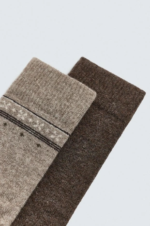 Набор 2 пар комбинированных носков- Заказать в России