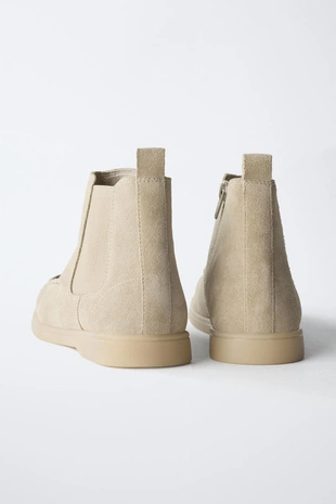 Кожаные ботинки в морском стиле- Заказать в России