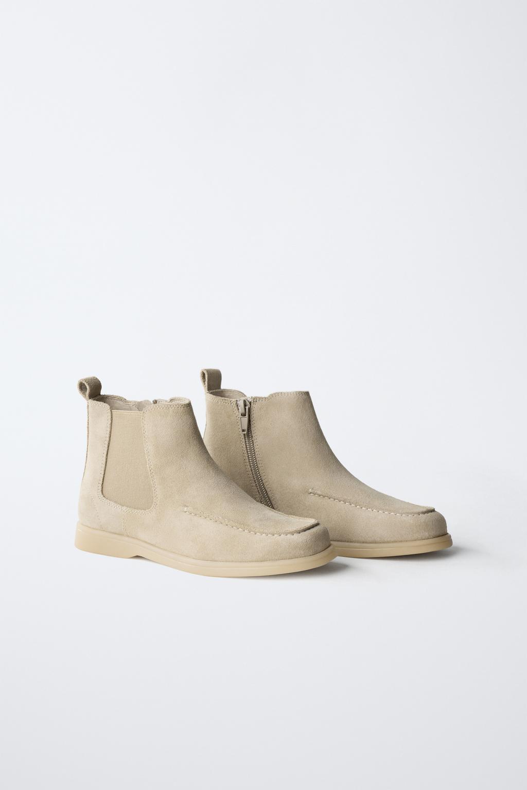 КОЖАНЫЕ БОТИНКИ В МОРСКОМ СТИЛЕ