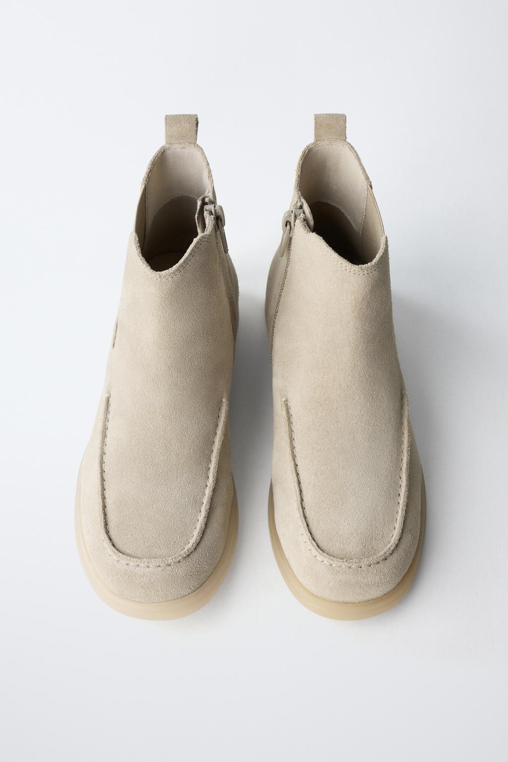 КОЖАНЫЕ БОТИНКИ В МОРСКОМ СТИЛЕ