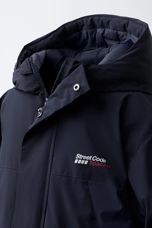 Стеганая куртка в стиле колор-блок- Заказать в России