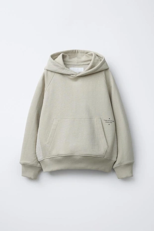 Комбинированная худи с капюшоном- Заказать в России