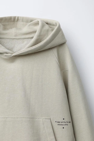 Комбинированная худи с капюшоном- Заказать в России