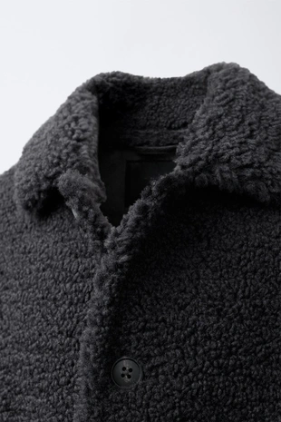 Пальто из искусственной овчины- Заказать в России