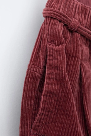 Брюки BAGGY из вельвета- Заказать в России