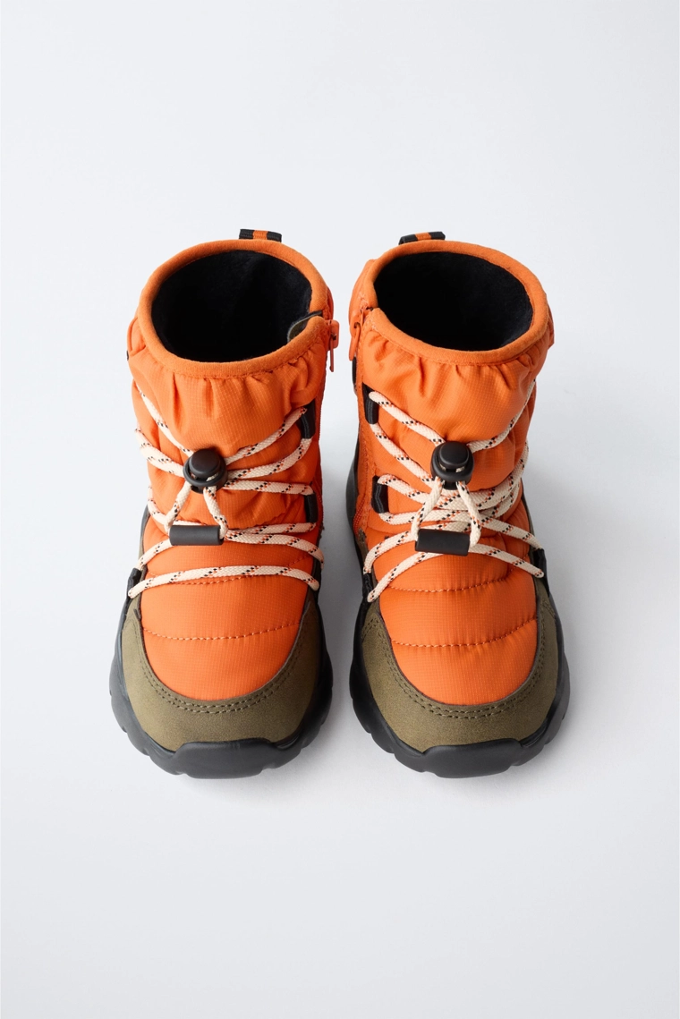 Стеганые водоотталкивающие сапоги для снега