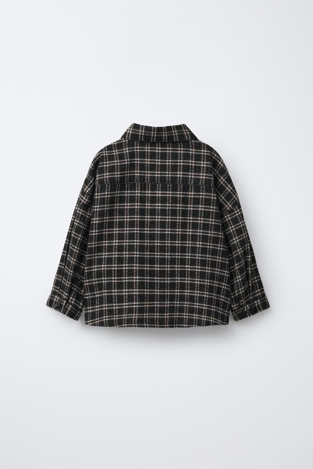 РУБАШКА В КЛЕТКУ С КАРМАНОМ