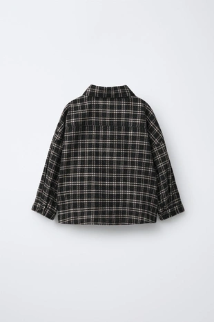 Рубашка в клетку с карманом- Заказать в России