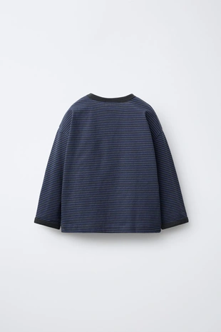 Купить Zara Футболка в полоску с контрастными деталями