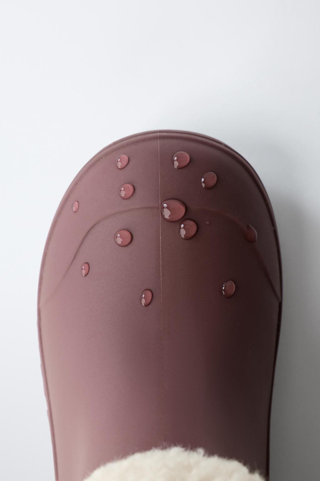 РЕЗИНОВЫЕ САПОГИ С ИСКУССТВЕННОЙ ОВЧИНОЙ