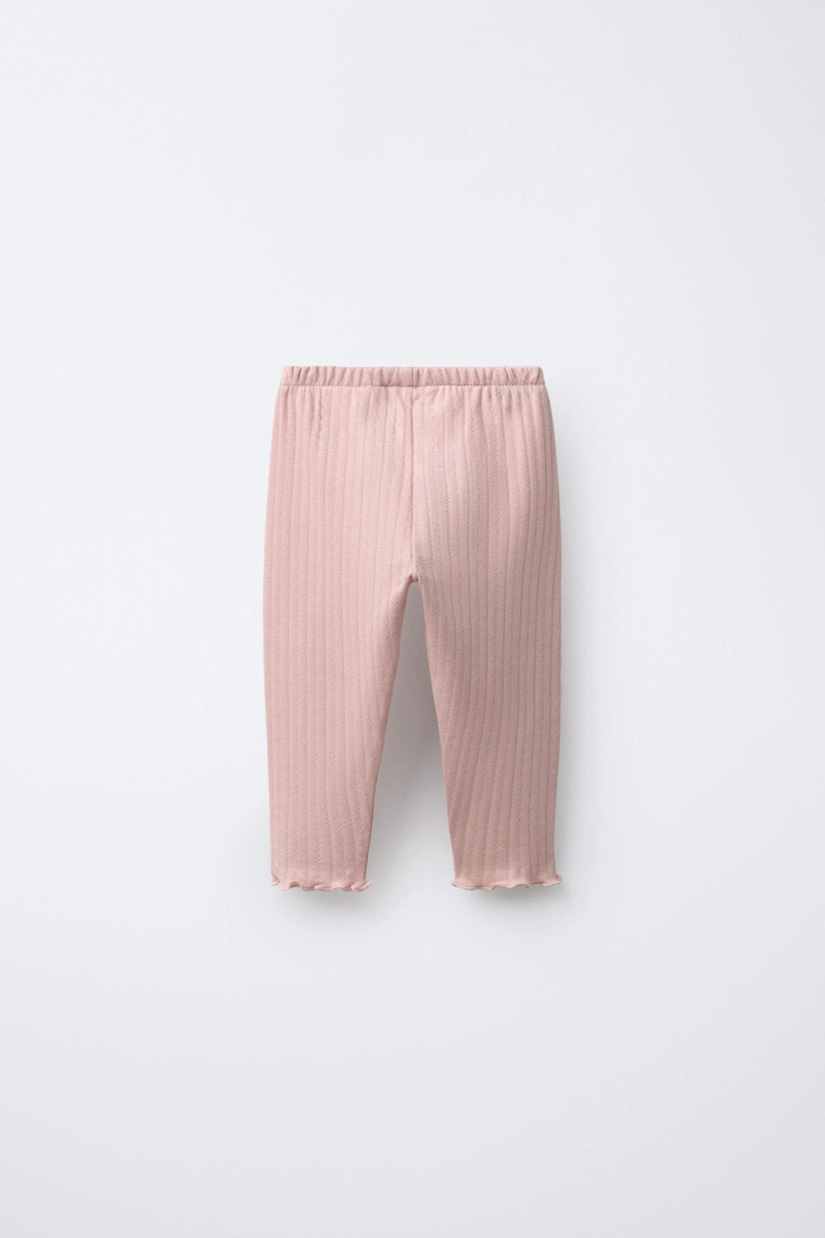 Леггинсы из хлопкового кружева