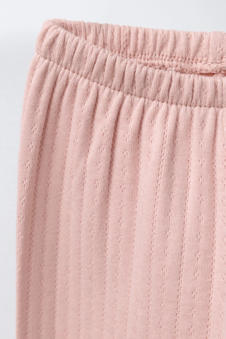 Леггинсы из хлопкового кружева