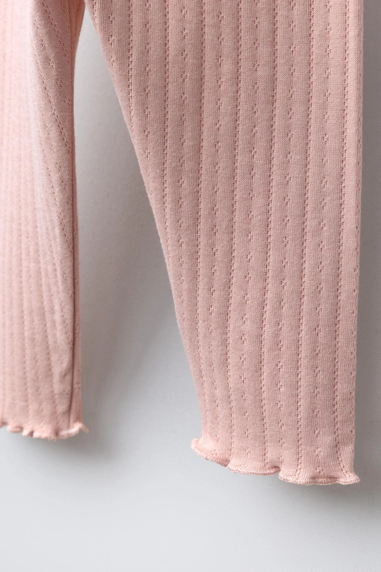 Леггинсы из хлопкового кружева