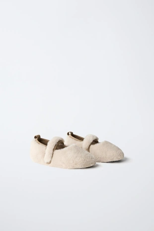 Намшузы с искусственным мехом- Заказать в России