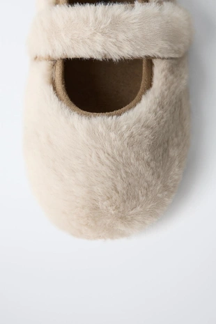 Намшузы с искусственным мехом- Заказать в России