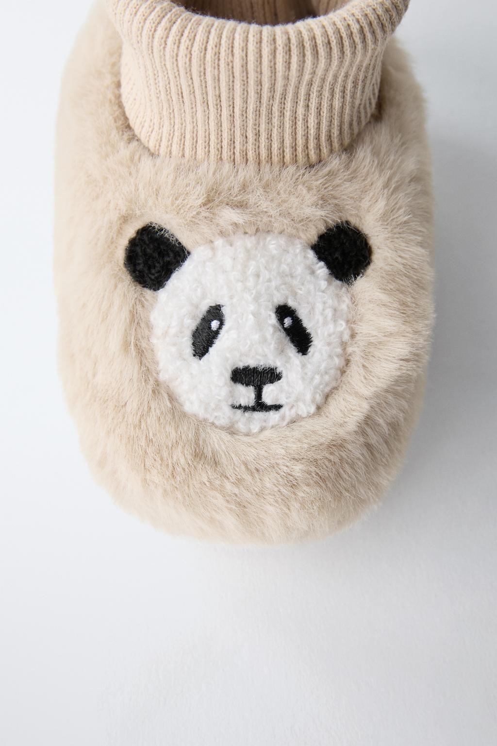 Панда тапочки