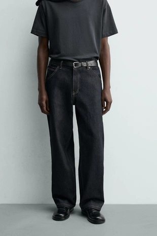 Джинсы CARPINTERO BAGGY FIT с декоративной строчкой- Заказать в России