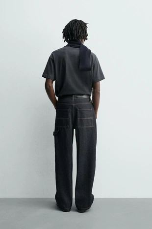 Джинсы CARPINTERO BAGGY FIT с декоративной строчкой- Заказать в России