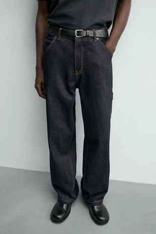 Джинсы CARPINTERO BAGGY FIT с декоративной строчкой- Заказать в России