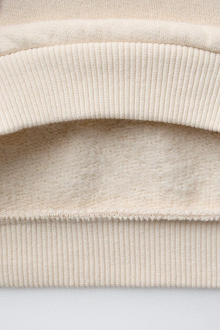 Толстовка с вышитыми сердцами- Заказать в России