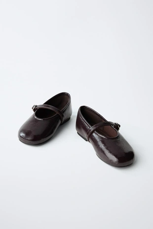 Балетки с пряжкой- Заказать в России