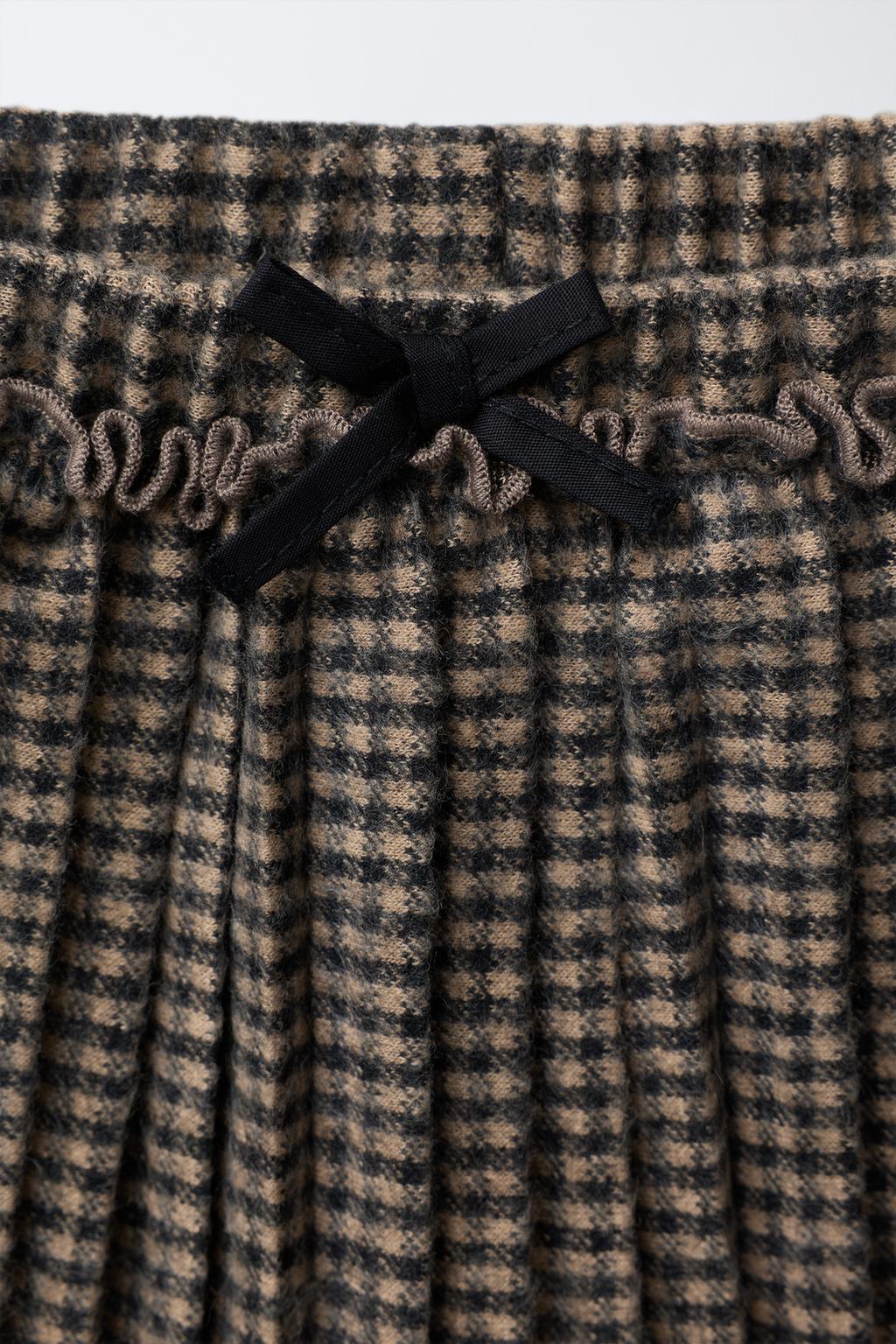 ЮБКА-ШОРТЫ ПЛИССЕ В КЛЕТКУ