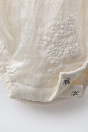 Комбинезон с вышивкой «цветы»- Заказать в России