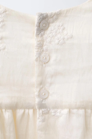 Комбинезон с вышивкой «цветы»- Заказать в России