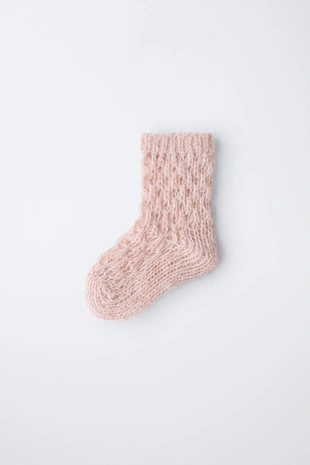 Носки из вязаного материала с 15% шерсти- Заказать в России