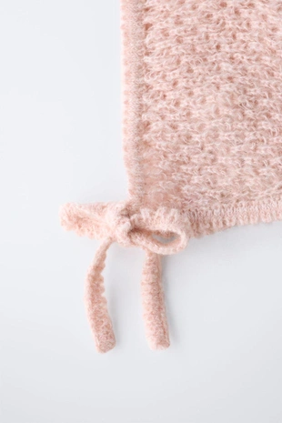 Трикотажный чепчик с шерстью- Заказать в России