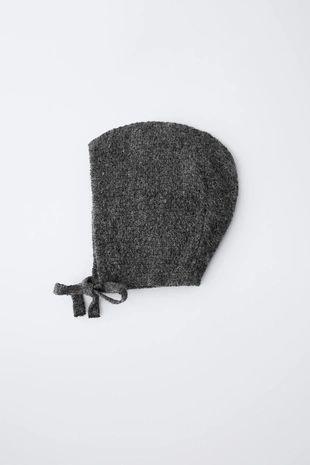 Трикотажный чепчик с шерстью- Заказать в России