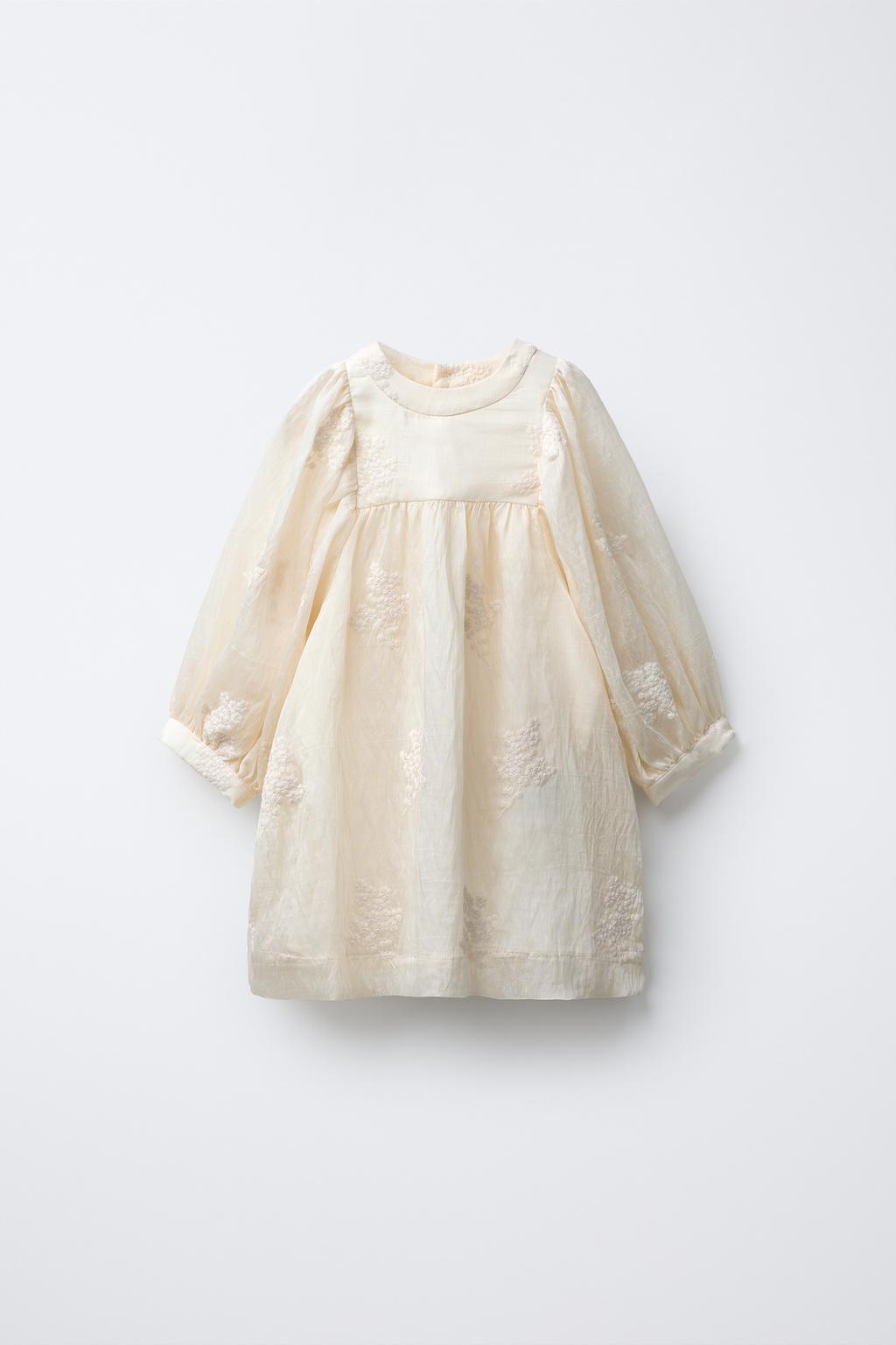 ПЛАТЬЕ С ВЫШИТЫМИ ЦВЕТАМИ