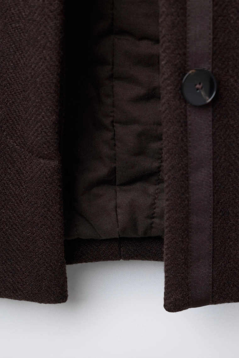 Пальто из шерстяной смеси manteco