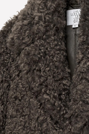 Пальто из кожи LUDOVIC DE SAINT SERNIN X ZARA- Заказать в России