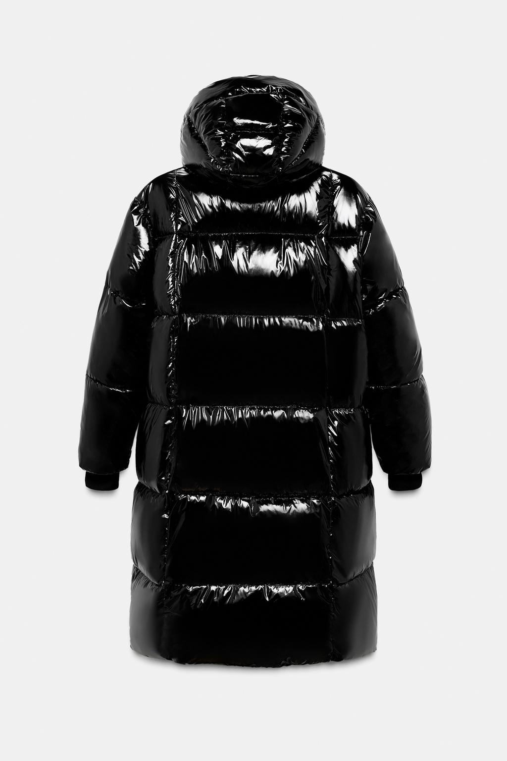 ДЛИННЫЙ АНОРАК С БЛЕСТЯЩИМ ЭФФЕКТОМ