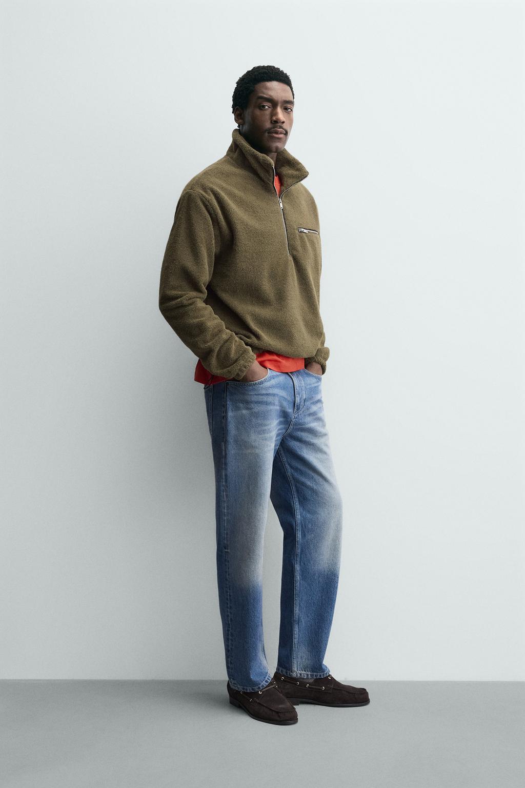 ТОЛСТОВКА ИЗ ФЛИСА С ВОРОТНИКОМ НА МОЛНИИ