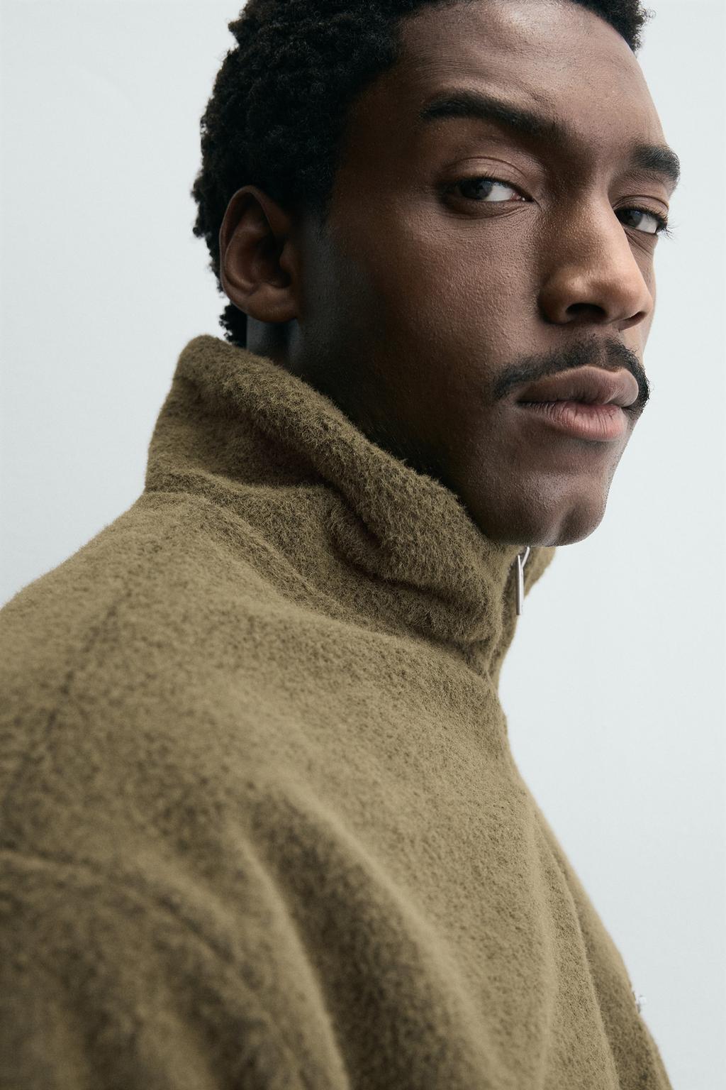 ТОЛСТОВКА ИЗ ФЛИСА С ВОРОТНИКОМ НА МОЛНИИ