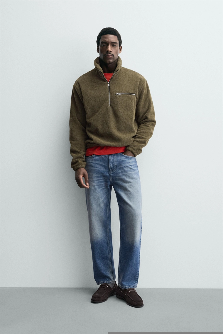 Толстовка на молнии из флиса