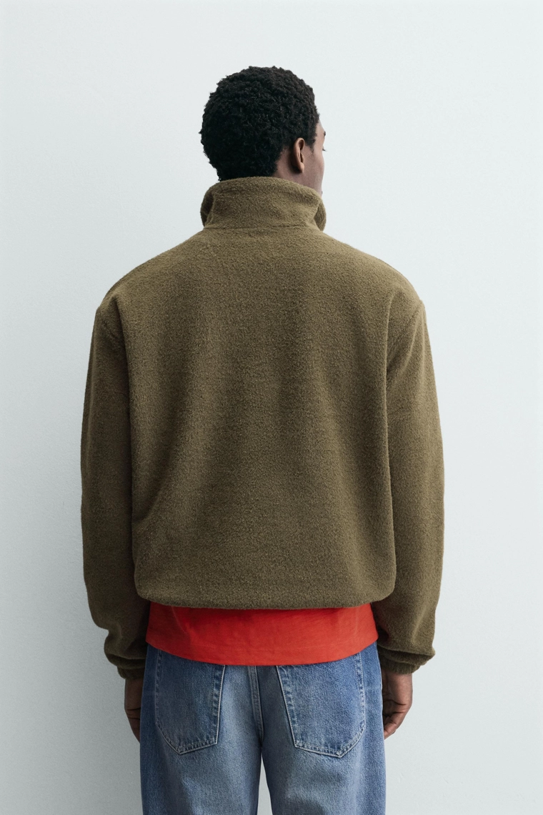 Толстовка на молнии из флиса