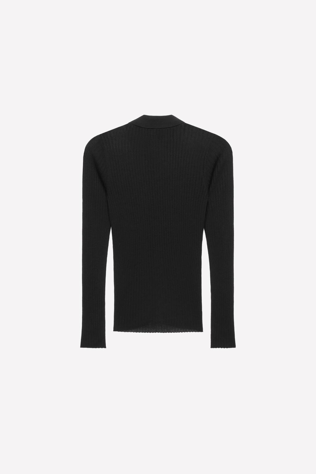 Вязаная рубашка из шерсти и шелка ludovic de saint sernin x zara