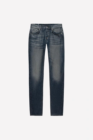 Джинсы с низкой посадкой и узкими бедрами LUDOVIC DE SAINT SERNIN X ZARA с восковым покрытием- Заказать в России