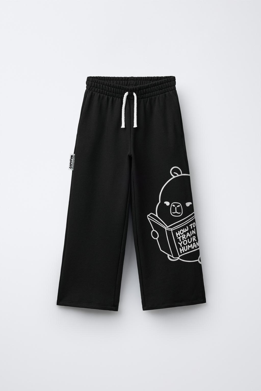 БРЮКИ WIDE LEG ИЗ МЯГКОЙ ТКАНИ CAPIBARA CAPYFUN ©