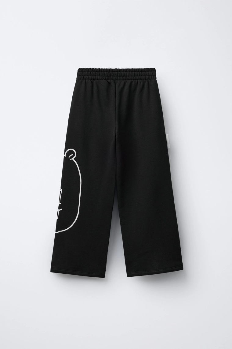 Широкие плюшевые брюки с принтом capybara capyfun ©