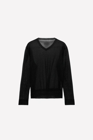 Джемпер из прозрачного трикотажа LUDOVIC DE SAINT SERNIN X ZARA- Заказать в России