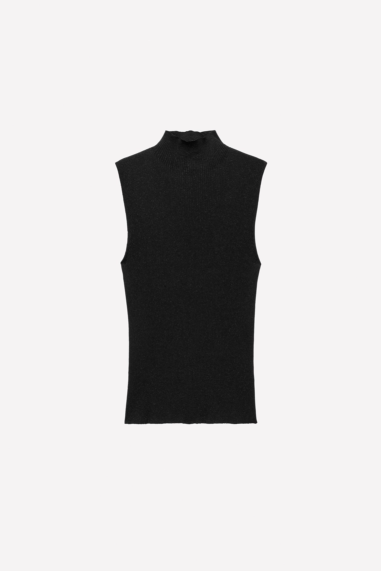 Майка с узорчатым вязанием ludovic de saint sernin x zara