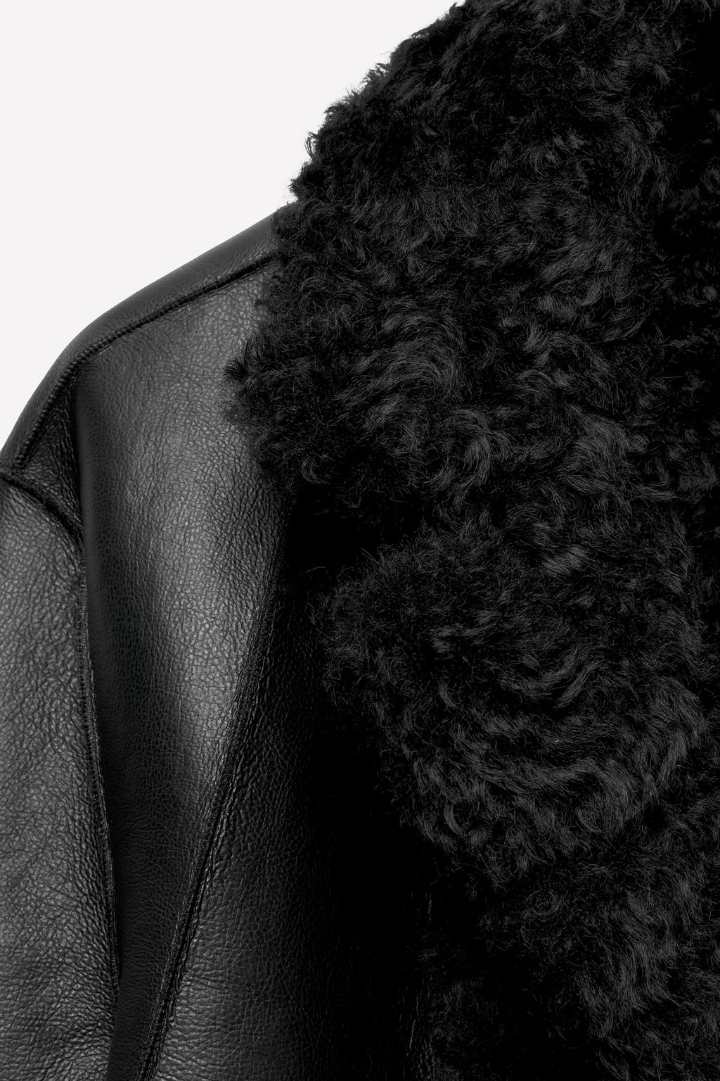 Куртка с эффектом кожи ludovic de saint sernin x zara с двусторонней отделкой