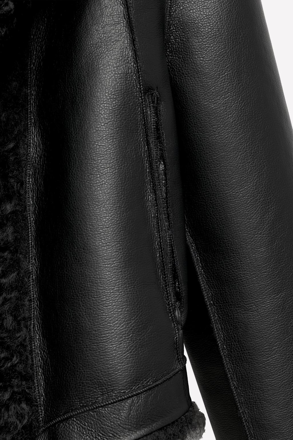 Куртка с эффектом кожи ludovic de saint sernin x zara с двусторонней отделкой