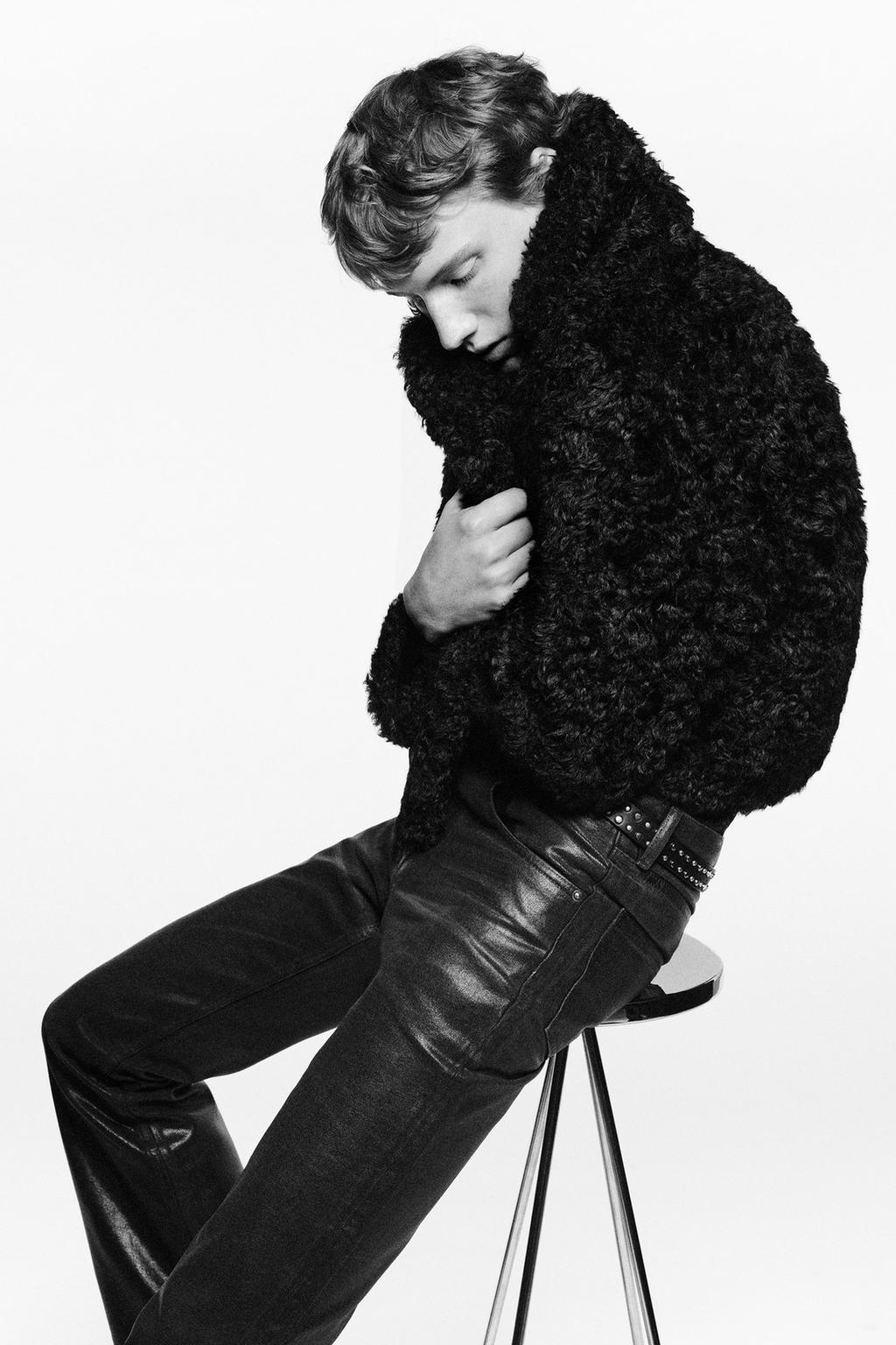 Куртка с эффектом кожи ludovic de saint sernin x zara с двусторонней отделкой